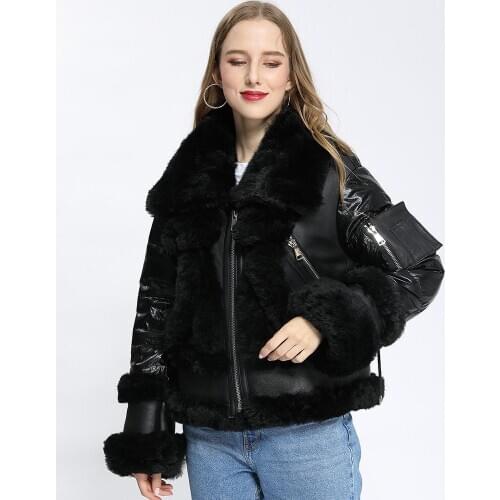 Janefur Bubble Black Short Jackets Winter Women Down Coat Parkas Warm Zipper Casual Stylish Outerwear