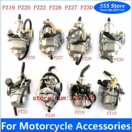 PZ19 PZ20 PZ22 PZ26 PZ27 PZ30 Carb Hand Cable Chock Carburetor for 50cc- 250CC Dirt Pit bike ATV Quad Go kart SUNL TAOTAO