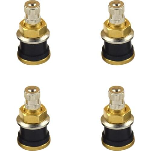 4 Pieces TR575 Tubeless Valve Stem Kit Truck Bike Motor Parts