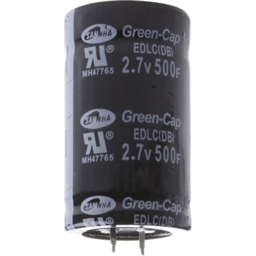 1PC Farad Capacitor 2.7V 500F 35*60MM Super Capacitor Dropship