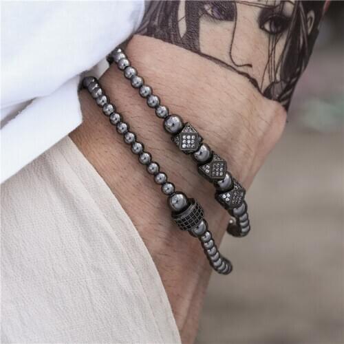 Royal Adjustable bracelet fashion men bracelets copper jewellery for pulsera hombre armband accessories Hot selling