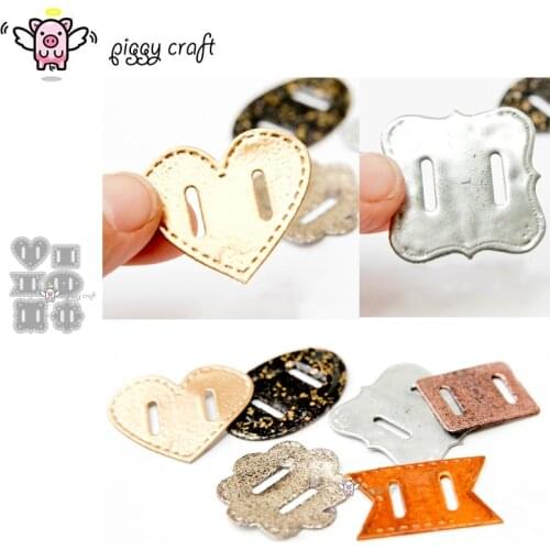 Piggy Craft metal cutting dies cut die mold Various shapes buckles Scrapbook paper craft knife mould blade punch stencils dies
