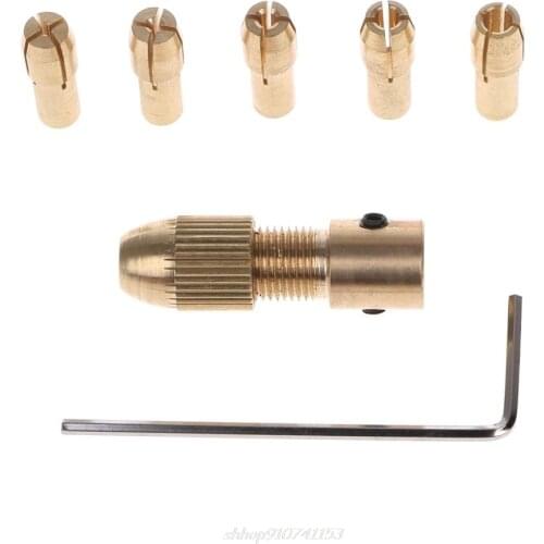 7Pcs/Set 2/2.35/4.05/5.05mm Electric Motor Shaft Mini Chuck Fixture Clamp 0.5-3.0mm Small To Drill Bit Micro Oct Dropshipping
