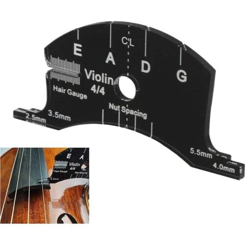 Violin Bridges Multifunctional Mold Template 4/4 Violin Bridges Repair Reference Tool Fingerboard Scraper Making Tool