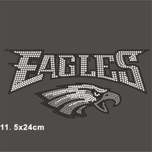 Clothes Stickers Custom Rhinestones Clothing Appliques Iron On Transfer 10Pieces Crystal Decoration T-shirt Crafts Accessories