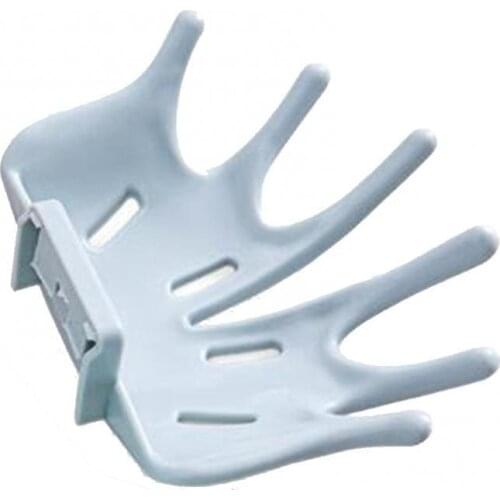 Bathroom Punch-free Wall-mounted Draining Soap Box Hand Shape Container Shelf