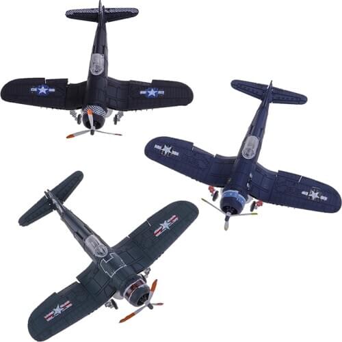 New 1Pcs 1/48 Scale Assemble Fighter Model Toys Building Tool Sets Flanker Combat Aircraft Diecast War-II Random Color