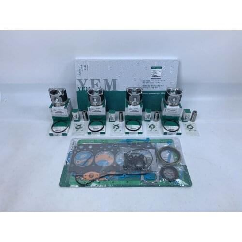 New Aftermaket Engine Part V1500 Rebuild Kit With Piston Ring Cylinder Gaskets Piston For Kubota