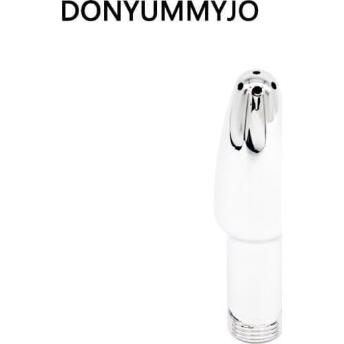 1PC New Single Flusher Bidet Faucets Rushed Anal Douche Shower Cleaning Head Plug Enema Metal Anal Butt Plugs Nozzle Sprayer