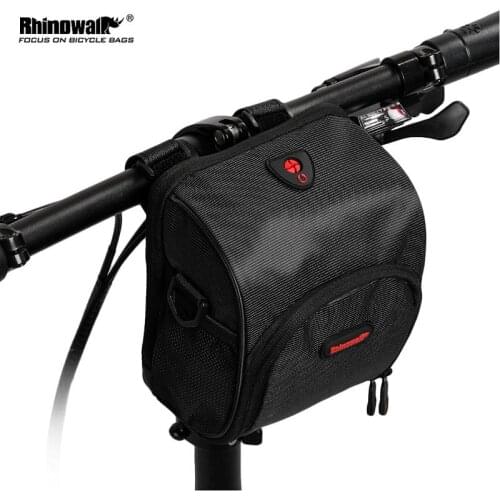 Rhinowalk Bicycle Bags Bike Cycling Front Basket Frame Tube Handlebar Phone Holder shoulder bike bag Bike Accessories