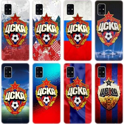 Russia PFC CSKA Soft Case for Samsung Galaxy A40 A41 A42 A50 S A51 A52 A70 E A71 A72 A80 A82 A90 Quantum 2 Silicone Cover