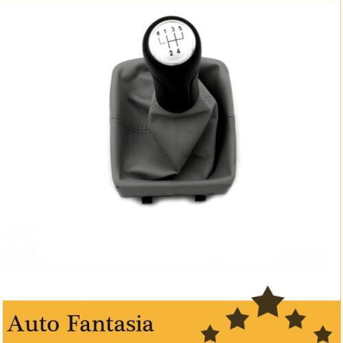 Sport Gear Knob & Grey Shift Boot for Volkswagen Polo 9N3-free shipping