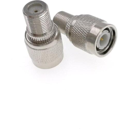 TNC Male Plug To F TV Female Jack Center RF Coaxial Adapter Connector