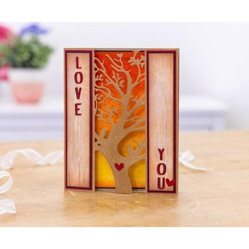 Tree Hollow Out Lace Metal Cutting Dies Cut Die Mold Card Scrapbook Paper Craft Knife Mould Blade Punch Stencils 2021 New
