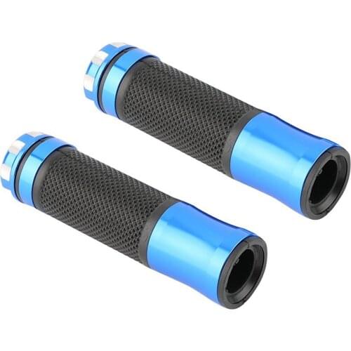 Replacement One Pair Motorcycle Handle Bar Sports Metal Rubber Hand Grips