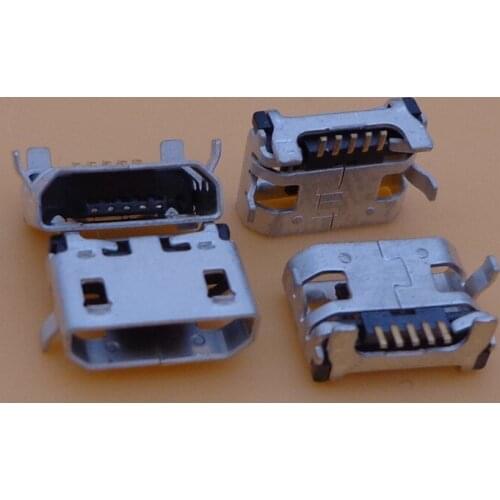 200pcs Micro 5pin USB Jack Charger Connector For Lenovo A7600 A7600H A3000 A3000H A788T S930 S390 charging port dock