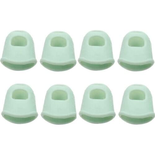 8Pcs Guitar Kalimba Finger Protectors, Soft Finger Protector Tip Thumb Picks for Beginners Kids Adult