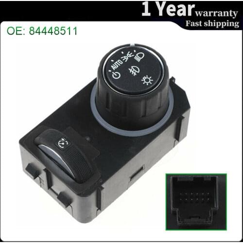 84448511 Car accessories Headlight Fog Lamp Control light Switch for Chevy Silverado 1500 Tahoe GMC Sierra