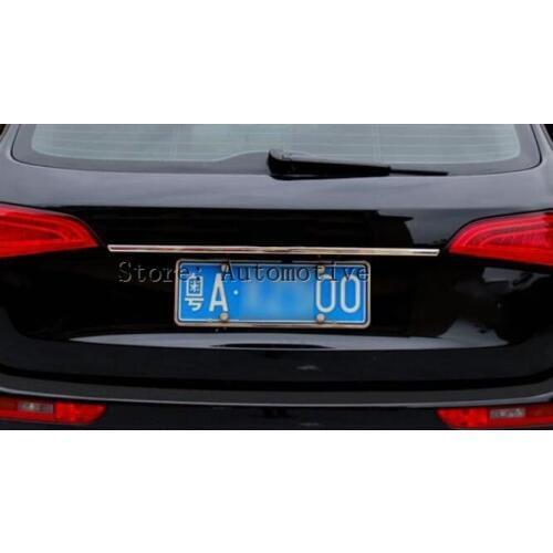 ACCESSORIES FIT FOR AUDI Q5 CHROME REAR TRUNK LID COVER TRIM BOOT TAILGATE MOLDING GARNISH DOOR STRIP ACCENT