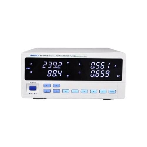 Digital power factor meter digital voltage meter digital current meter