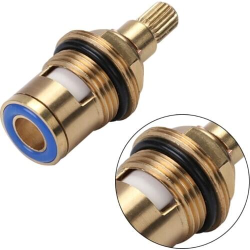 Brass Ceramic Tap Valve Faucet Cartridge Bathroom Hot Cold Water Mixer Valve N0HB
