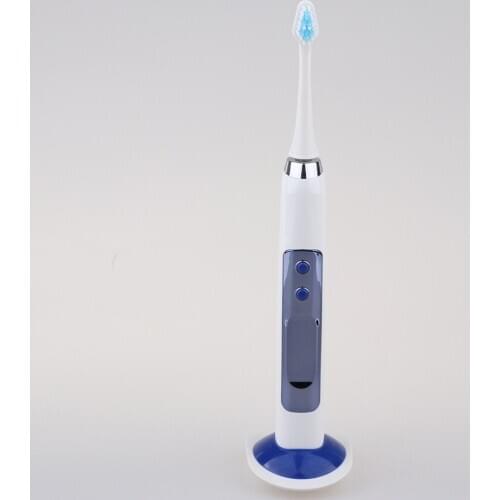Lightweight Rechargeable Cordless Electric Toothbrush + 2 Replacement Brush Heads Automatic Toothbrush Oral Care