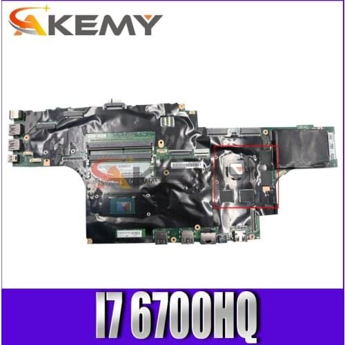 Akemy For Lenovo Thinkpad P50 Laptop Motherboard CPU I7 6700HQ Tested OK FRU 01AY481 01AY480 01AY445 01AY449 01AY453 01AY361