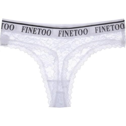 Soft Breathable Lace G-String Briefs Sexy Seamless Low Rise Underpants Female Summer Women Letter Sport Thong Panties