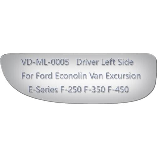 Lower Towing Rear View Mirror Glass for 2000-2005 Ford Excursion Mirror Glass Driver Left Side Pickup Truck