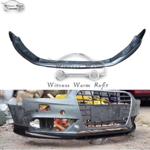 A4 Front Bumper Lip Splitter Spoiler for audi A4 B8.5 front shovel standard bumper 2013 2014 2015 car styling