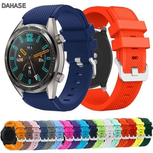 22mm Watch Strap for Huawei Watch GT Band Silicone Watch Bracelet For Honor Watch Magic Replacement Band Wristbands