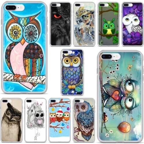 Greatest Silicone Phone Case For Xiaomi mi Redmi Note 3 4 4X 5 6 7 8 8t 9 9s 9t 10 pro lite Multiple Lovely Cartoon Owls Glossy