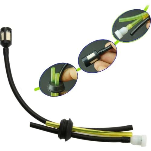 REPLACEMENT STRIMMER FUEL PIPE FILTER & PIPE TRIMMER CUTTER TANK BUSH UNIVERSAL