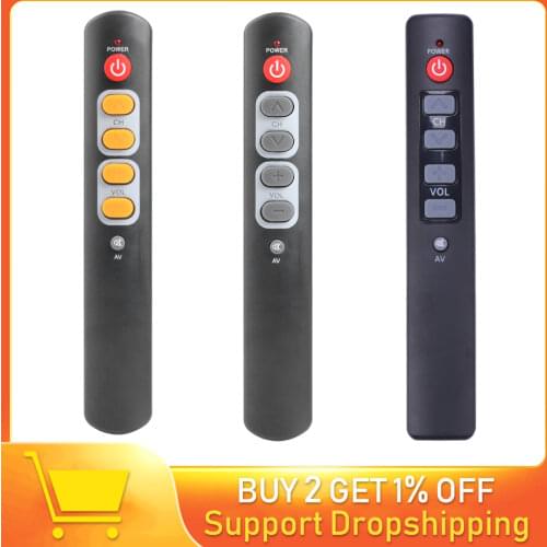 Universal 6 Big Yellow Button Learning Remote Control Copy IR Remote for TV STB Electronic Smart Home Accessories