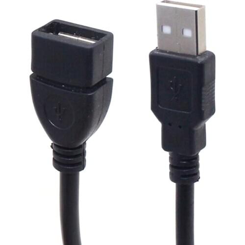 USB 2.0 Male to Female USB Cable Extender Cord Wire Super Speed Data Sync Extension Cable For PC Laptop Keyboard 0.5/1.5/3/5/10m