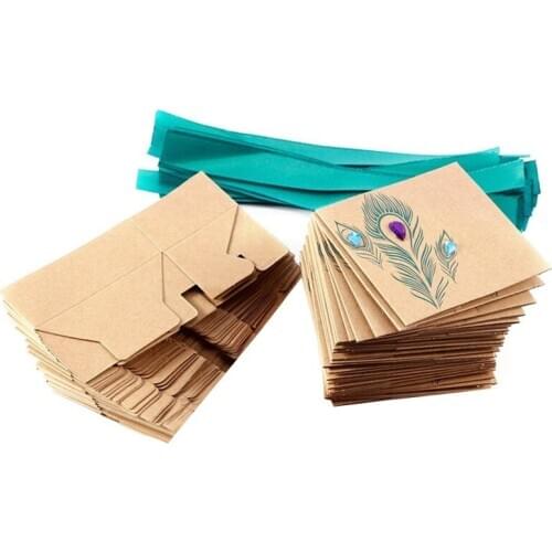 Peacock feather candy drawer box design wedding supplies artificial rhinestone k