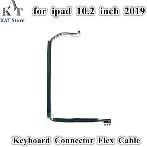 10Pcs Keyboard Connector Flex Cable Ribbon Port Part for iPad 7 7th Gen 10.2 inch 2019 Keypad Connector Flex Replacement Parts