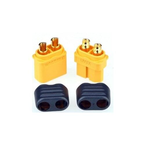 10 x Amass XT60 + conector de clavija con cubierta 5 macho 5 hembra (5 pares)