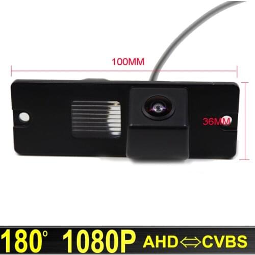 180 Degree AHD 1920x1080P Night Vision Car Rear View Reverse Parking Backup Camera For Mitsubishi Pajero 2006-2017