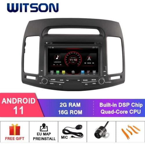 WITSON Android 11 AUTO CAR RADIO FOR HYUNDAI ELANTRA 2007 2008 2009 2010 2011 CAR AUTO STEREO MULTIMEDIA built in carplay