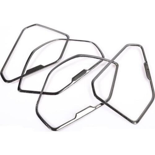 Car styling Speaker Cover Trim Side Door Stereo Bezel Ring Garnish for Toyota Rav4 Rav 4 Xa50 2019 2020 Car Accessories Parts