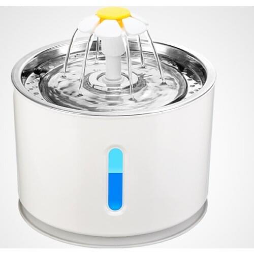 Pet Water Fountain Electric Automatic Dog Cat Water Feeder Dispenser Container LED Water Level Display For Dogs Cats Birds Drink
