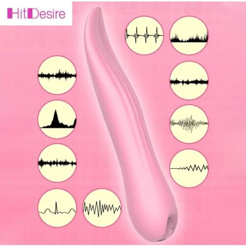 HitDesire 10 Speed Tongue Vibrator Clitoris Stimulator Clit Licking Massage Oral Sexy Toy for Women