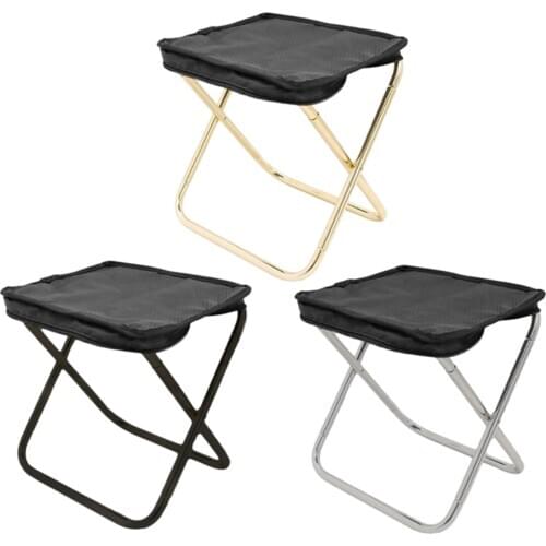 Small Folding Camping Stool Lightweight Portable Seat For Outdoor Fishing Camping Hiking BBQ