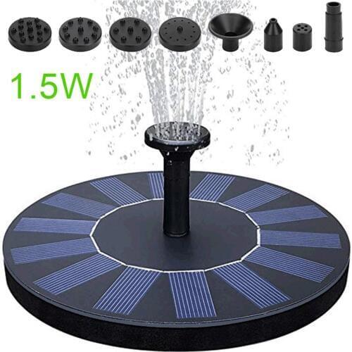 Upgraded Mini Solar Fountain Garden Pool Pond Solar Panel Floating Fountain Decoration Water Fountain Solar Panel Dropshipping