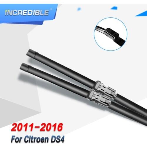 INCREDIBLE Wiper Blades for Citroen DS4 Fit Push Button Arms 2011 2012 2013 2014 2015 2016
