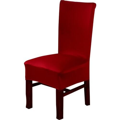 Solid Color Chair Covers Spandex White Elastic Chair Covers Colorful Printing Covers for Chairs Wedding Dinner Hotel63