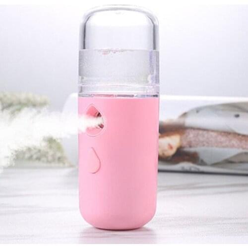 Portable Nano Mist Sprayer Facial Hydrating Humidifier Instrument Spraying Machine Negative Steaming Face Moisturizing Tool