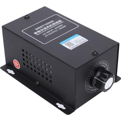 Motor Speed Governor Adjustable Switch Single-Phase Fan Speeds DRDY10000 AC 220V