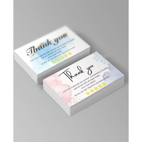 Thank You card, thank you for ordering card, gift packaging for small shops, decorative labels for small businesses